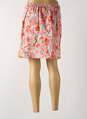 Jupe courte taille haute rose C'EST BEAU LA VIE femme