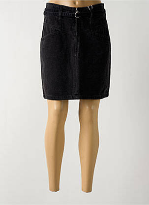 Jupe courte poches noir VILA ROUGE femme