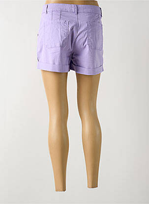 Short fermeture zippée sous rabat boutonné taille normale violet C'EST BEAU LA VIE femme