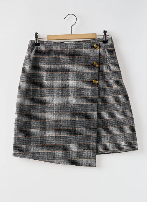 Jupe courte gris C'EST BEAU LA VIE pour femme