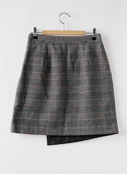 Jupe courte gris C'EST BEAU LA VIE pour femme