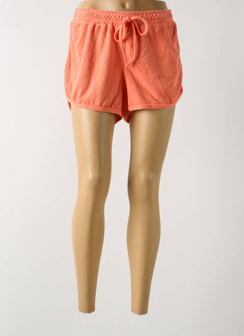 Short orange VILA pour femme