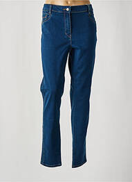 Jeans coupe droite poches bleu C'EST BEAU LA VIE femme