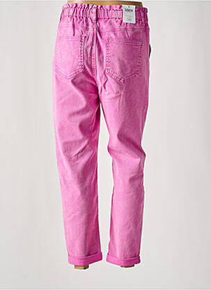Jeans boyfriend poches rose C'EST BEAU LA VIE femme