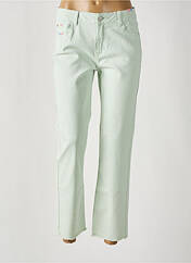 Jeans coupe droite vert C'EST BEAU LA VIE pour femme seconde vue
