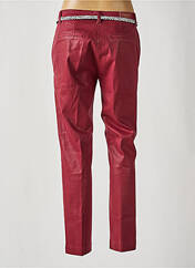Pantalon chino rouge C'EST BEAU LA VIE pour femme seconde vue