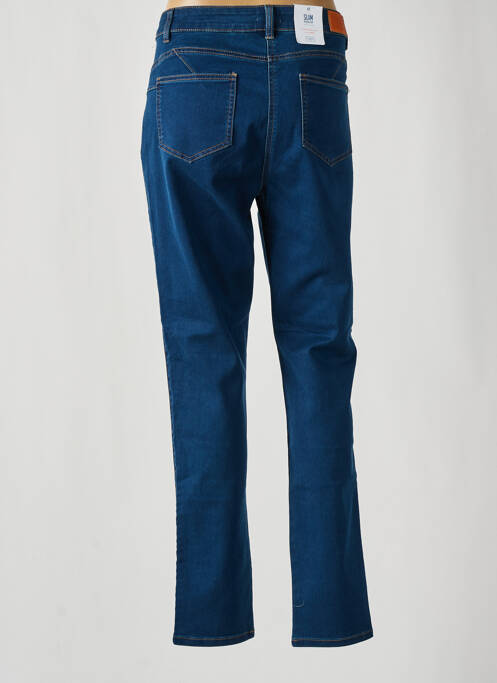 Jeans coupe droite bleu C'EST BEAU LA VIE pour femme
