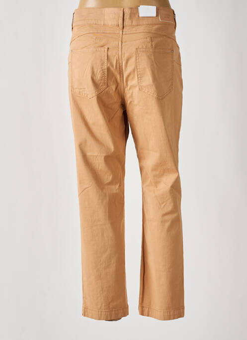 Pantalon droit beige C'EST BEAU LA VIE pour femme