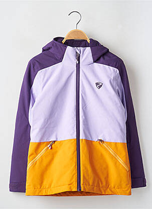 Parka fermeture zippée sur le devant a capuche violet ZIENER fille