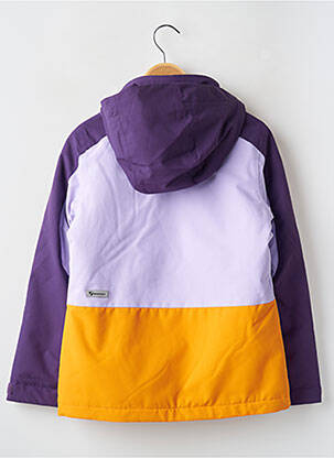 Parka fermeture zippée sur le devant a capuche violet ZIENER fille