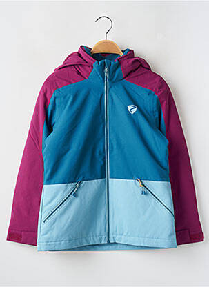 Parka poches a capuche bleu ZIENER enfant
