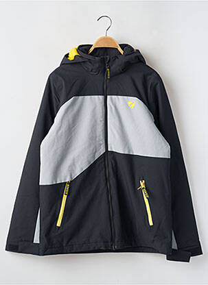 Parka poches a capuche noir ZIENER garcon