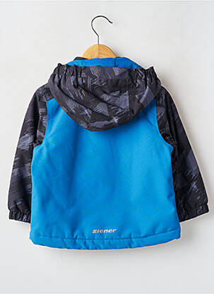 Parka poches a capuche bleu ZIENER garçon