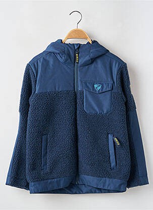 Parka poches a capuche bleu ZIENER garçon