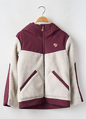 Parka poches a capuche rouge ZIENER garçon