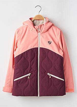 Parka finition intérieure doublure satiné a capuche orange ZIENER fille