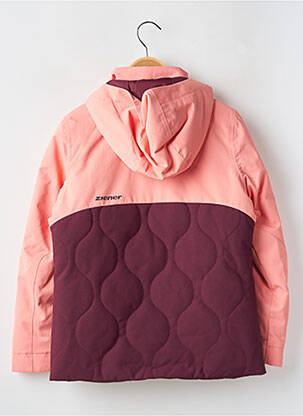 Parka finition intérieure doublure satiné a capuche orange ZIENER fille