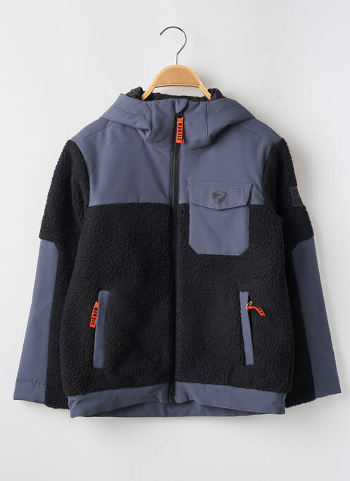 Parka poches a capuche gris ZIENER garcon