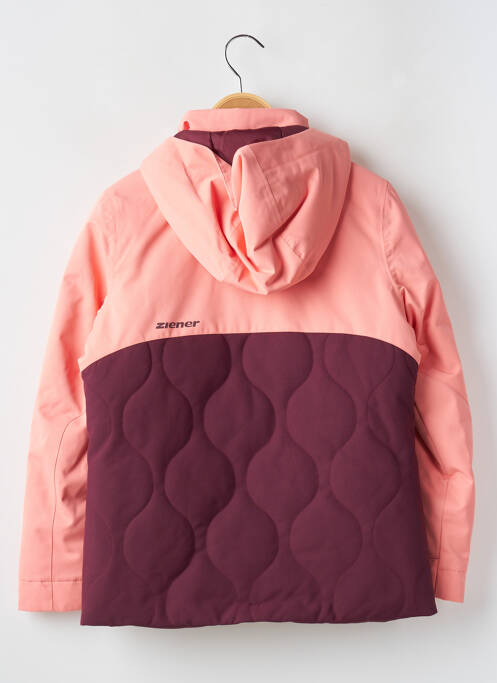 Parka orange ZIENER pour fille