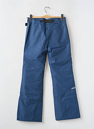 Pantalon droit fermeture zippée sous rabat pressionné taille élastique bleu ZIENER fille