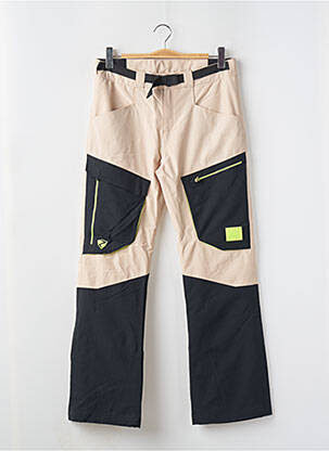 Pantalon droit multipoches taille élastique beige ZIENER garcon
