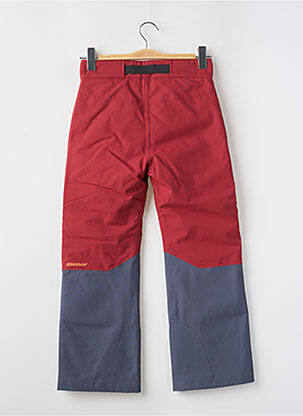 Pantalon droit multipoches taille élastique rouge ZIENER garçon