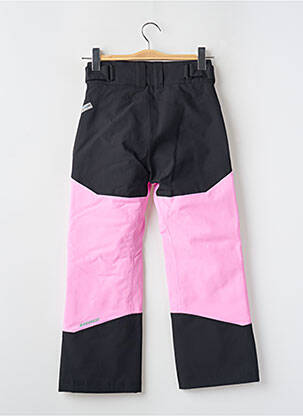 Pantalon droit fermeture zippée sous rabat pressionné taille ajustable noir ZIENER fille
