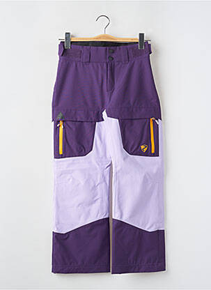 Pantalon droit multipoches taille ajustable violet ZIENER fille