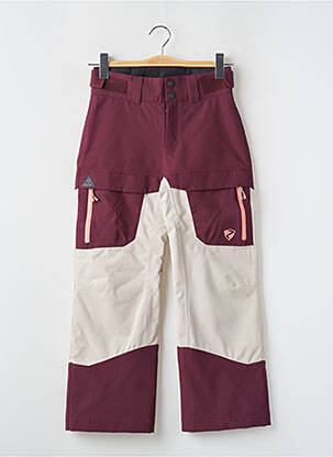 Pantalon droit multipoches taille ajustable rouge ZIENER enfant