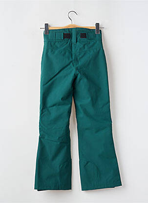 Pantalon droit fermeture zippée sous rabat pressionné taille ajustable vert ZIENER fille
