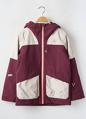 Parka fermeture zippée sur le devant a capuche violet ZIENER fille