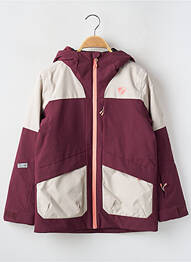 Parka finition intérieure doublée a capuche violet ZIENER fille