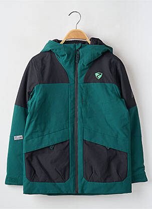 Parka poches a capuche vert ZIENER garçon