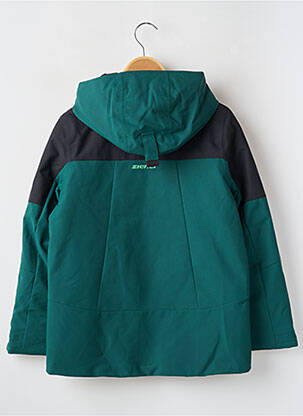 Parka poches a capuche vert ZIENER garçon