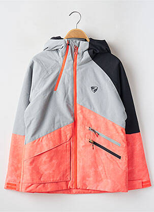 Parka poches a capuche orange ZIENER garçon