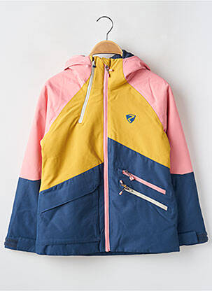 Parka fermeture zippée sur le devant a capuche bleu ZIENER fille