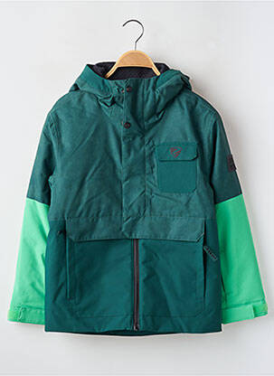 Parka poches a capuche vert ZIENER garcon