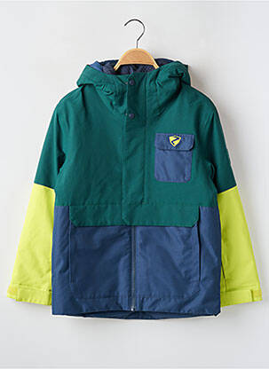 Parka poches a capuche vert ZIENER garçon