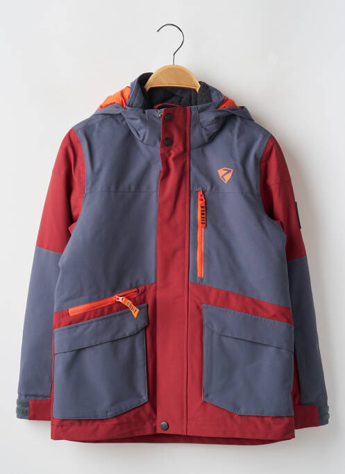 Parka poches a capuche gris ZIENER garcon