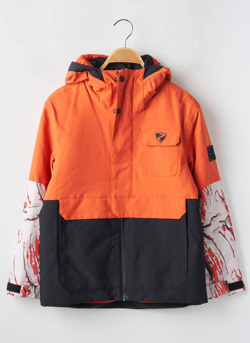 Parka orange ZIENER pour garçon