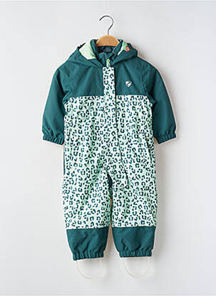 Combi-pantalon resserrée sur le bas manches longues vert ZIENER fille