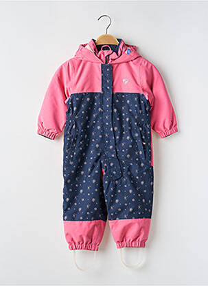 Combi-pantalon imprimé fantaisie manches longues rose ZIENER fille