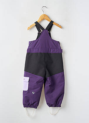 Combi-pantalon tissage imperméable fines bretelles vert ZIENER fille