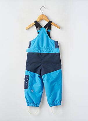 Combi-pantalon tissage imperméable fines bretelles bleu ZIENER garçon