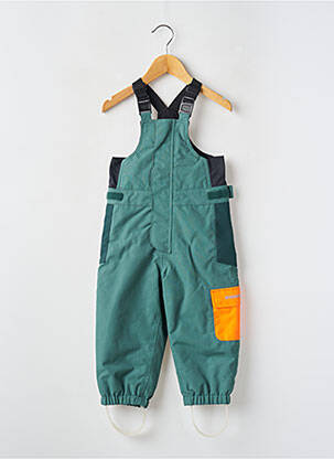 Combi-pantalon tissage imperméable fines bretelles vert ZIENER garçon