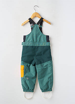 Combi-pantalon tissage imperméable fines bretelles vert ZIENER garçon