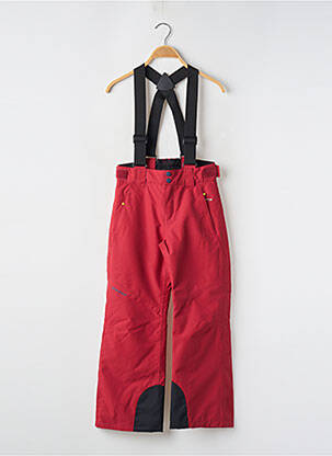Pantalon droit resserrée sur le bas taille ajustable rouge ZIENER enfant