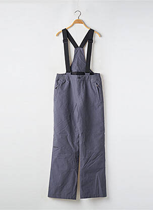 Pantalon droit fermeture zippée sous rabat pressionné taille élastique gris ZIENER garcon