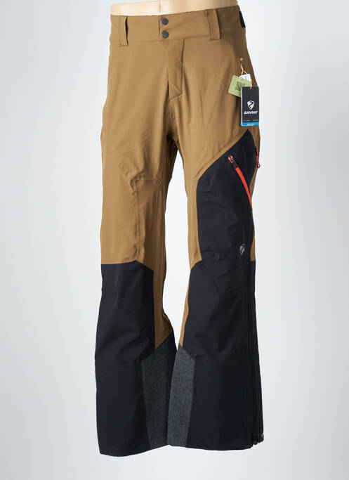 Pantalon droit marron ZIENER pour homme