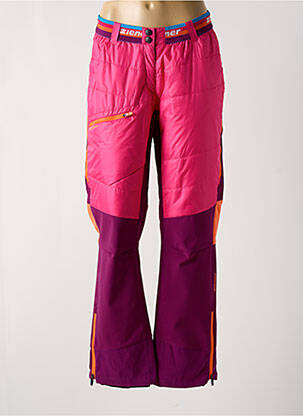 Pantalon droit taille élastique taille normale rose ZIENER femme